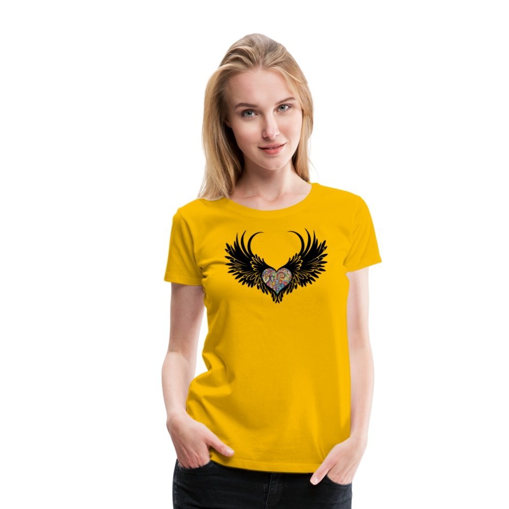 Heart & Wings Woman's graphic T-shirt - Fitness Fam Apparel