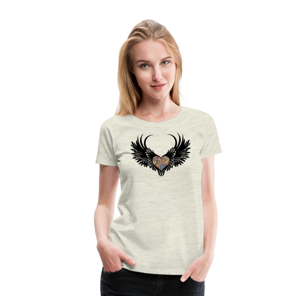 Heart & Wings Woman's graphic T-shirt - Fitness Fam Apparel