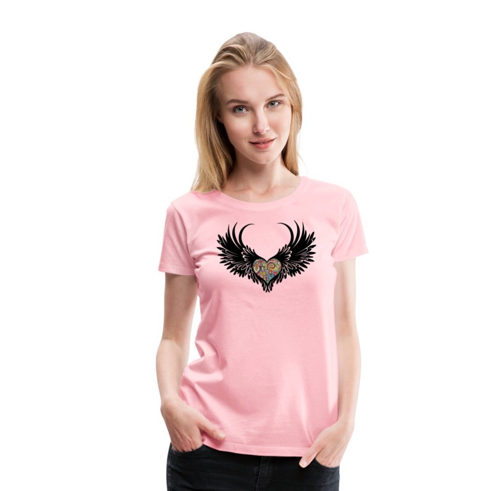 Heart & Wings Woman's graphic T-shirt - Fitness Fam Apparel