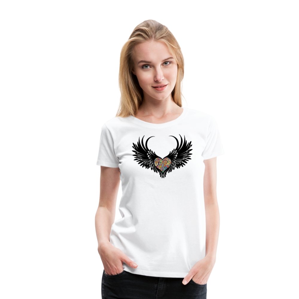 Heart & Wings Woman's graphic T-shirt - Fitness Fam Apparel