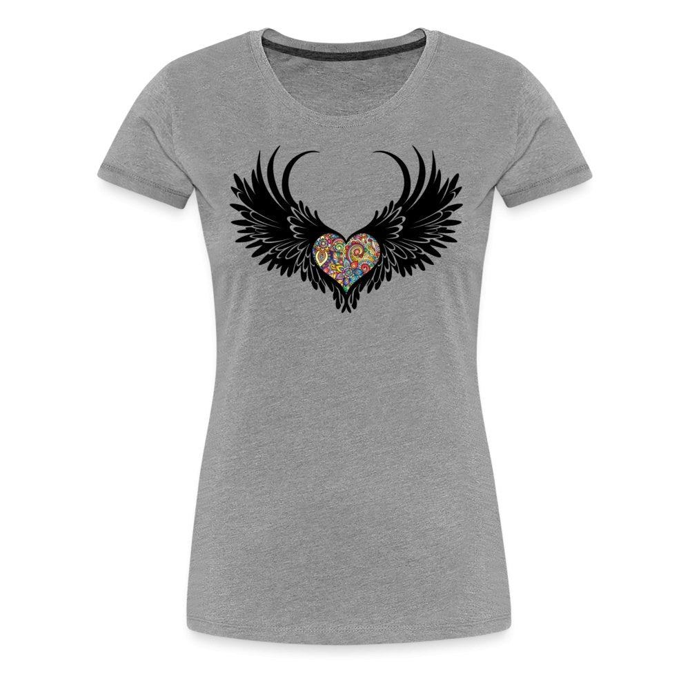 Heart & Wings Woman's graphic T-shirt - Fitness Fam Apparel