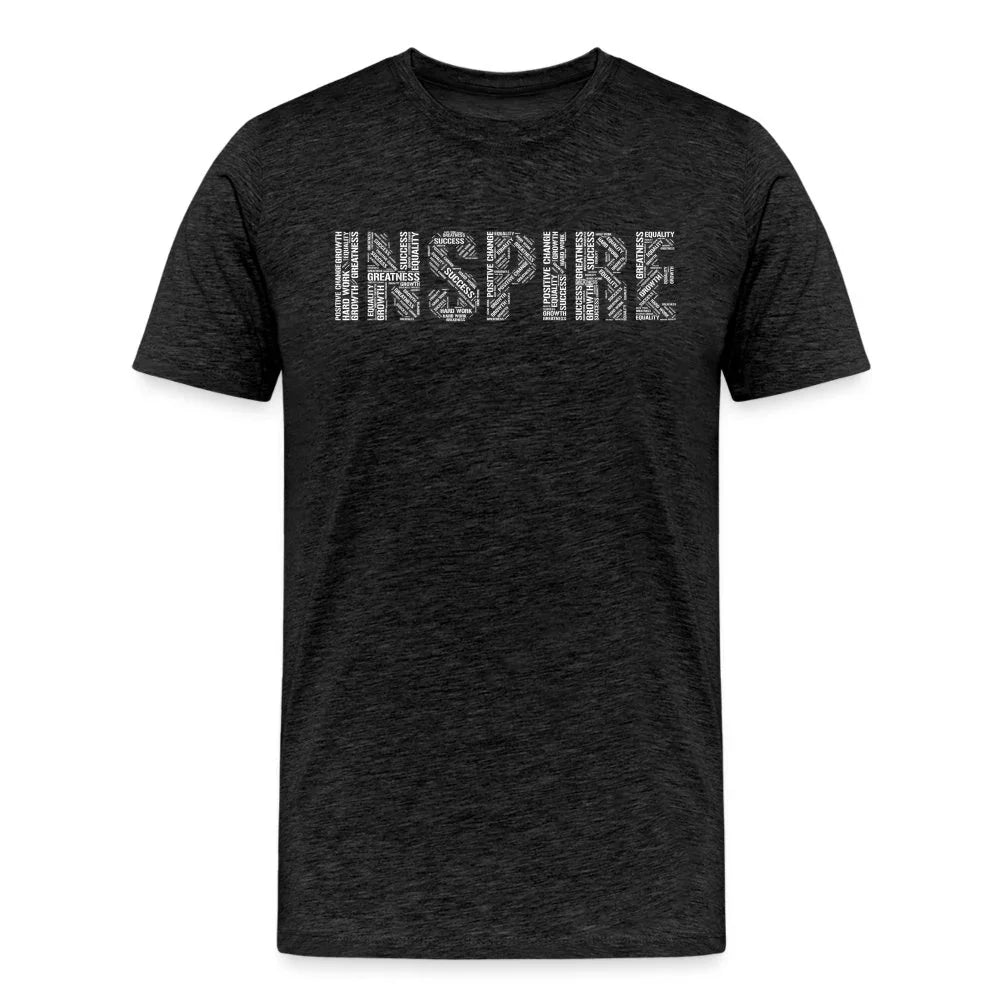 Inspire word cloud Men's Premium T-Shirt - Fitness Fam Apparel