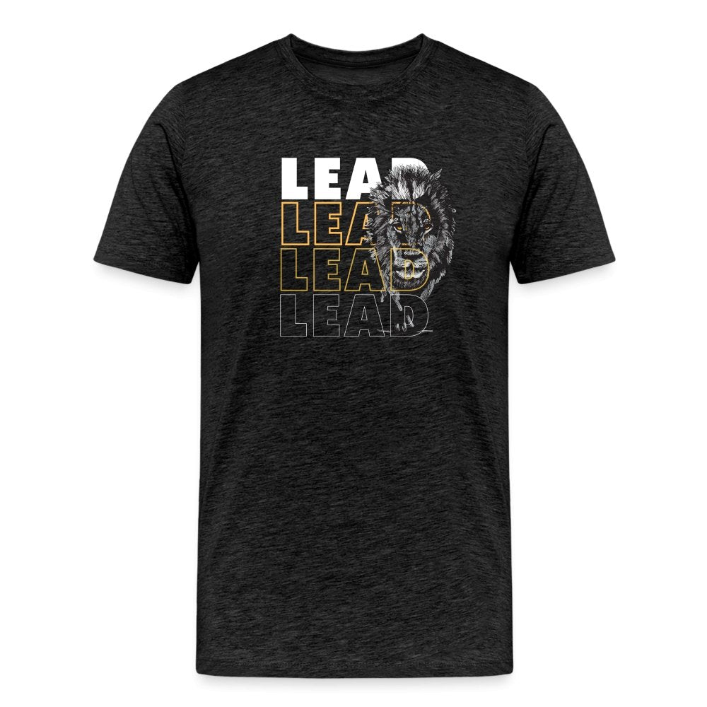 Lead with Lion: Men's Fitness T-shirt by Fitness Fam Apparel - Fitness Fam Apparel