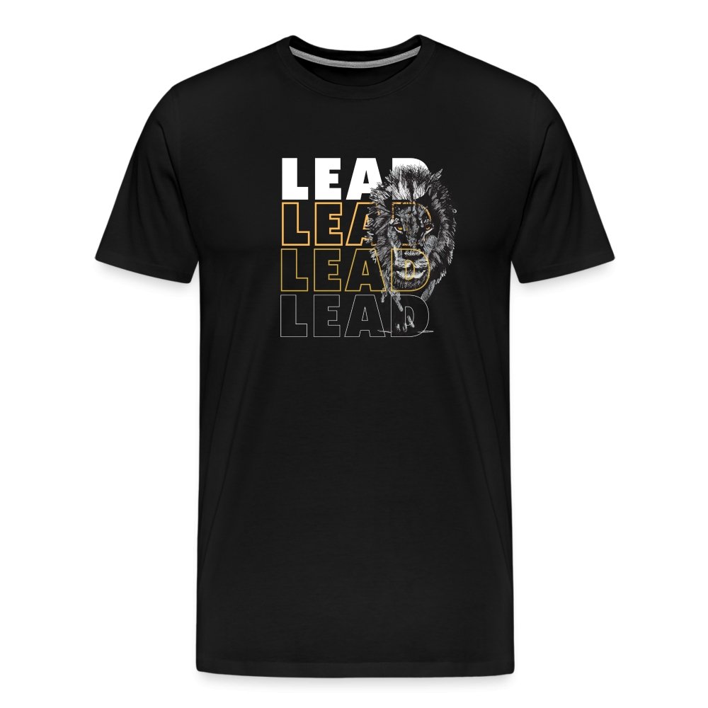 Lead with Lion: Men's Fitness T-shirt by Fitness Fam Apparel - Fitness Fam Apparel