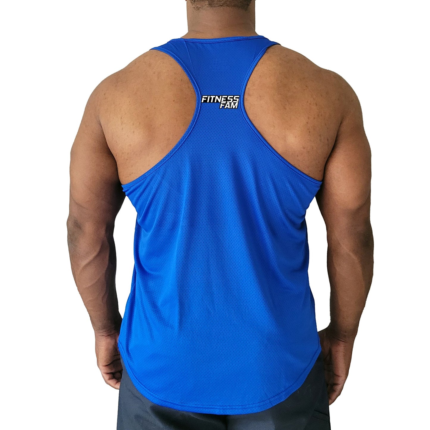 Men's Quick Dry Y-Back Muscle Tank Top for Gym Workouts - Fitness Fam Apparel