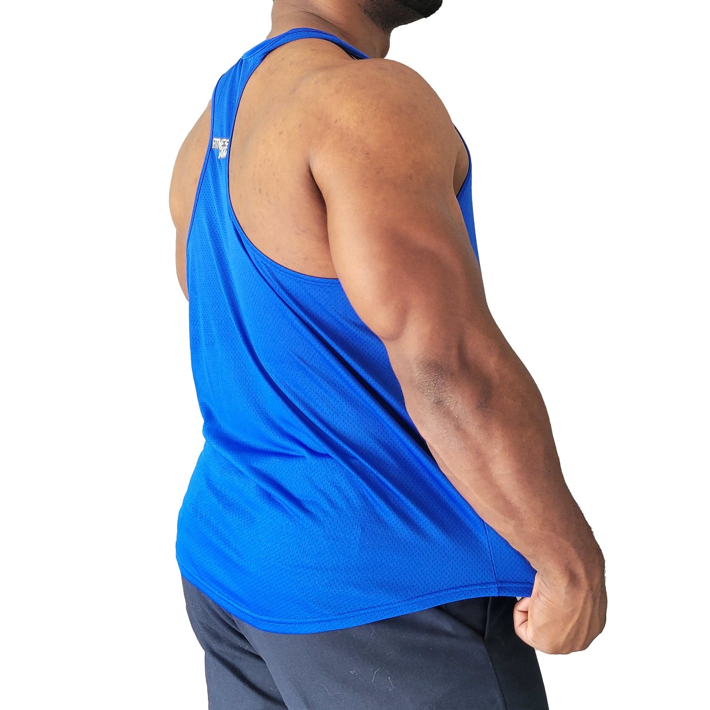 Men's Quick Dry Y-Back Muscle Tank Top for Gym Workouts - Fitness Fam Apparel