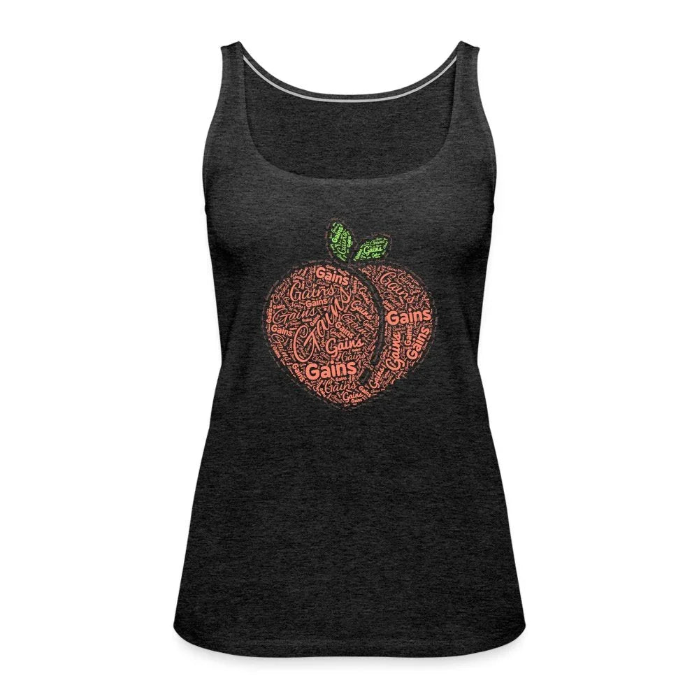 Peach Gains Womens Tank Top - Fitness Fam Apparel