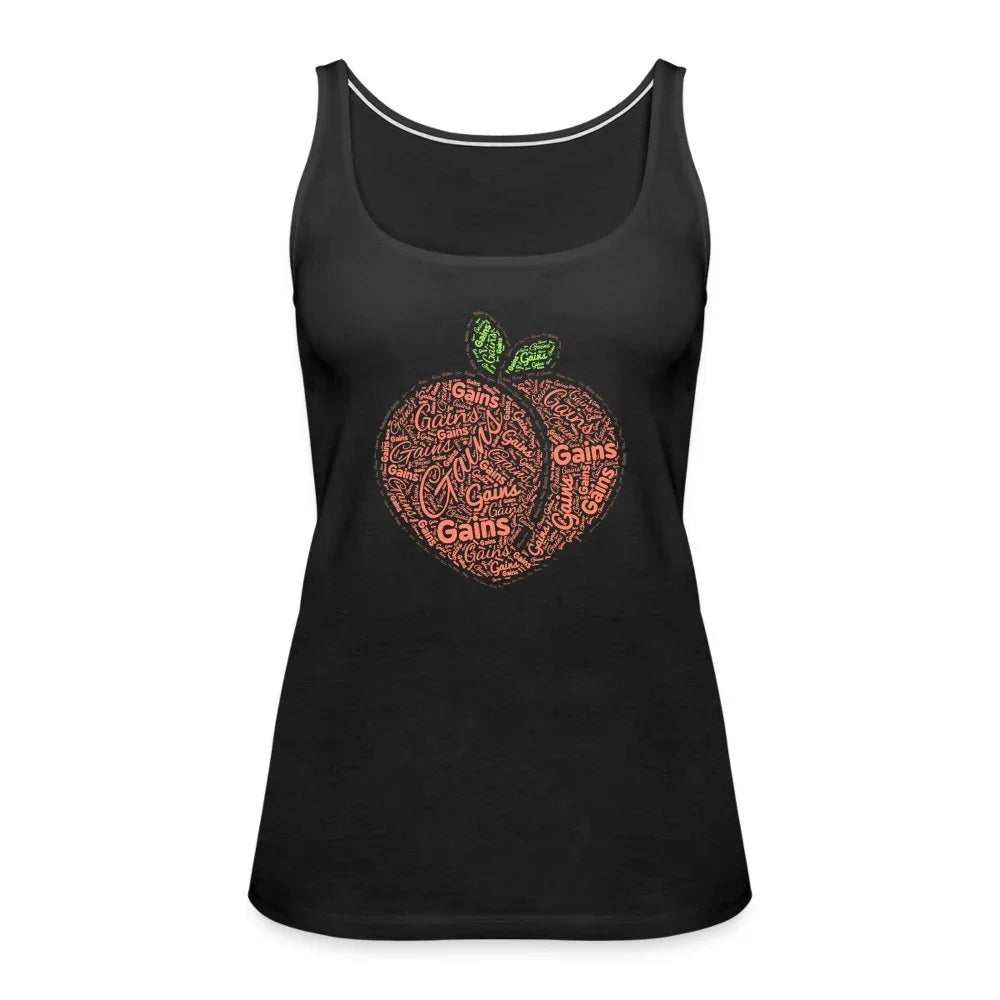Peach Gains Womens Tank Top - Fitness Fam Apparel