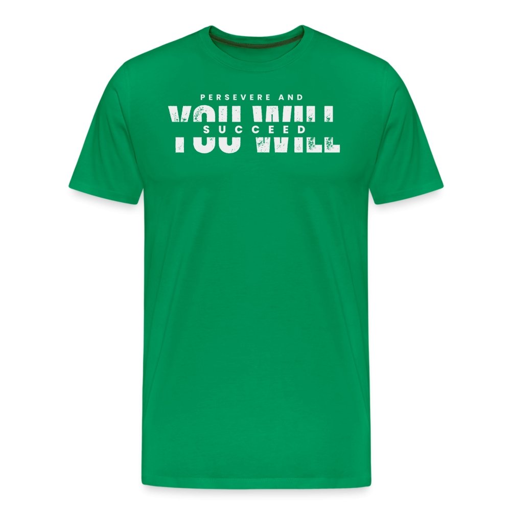 Persevere and you will Succeed Motivational Graphic T-shirt - Fitness Fam Apparel