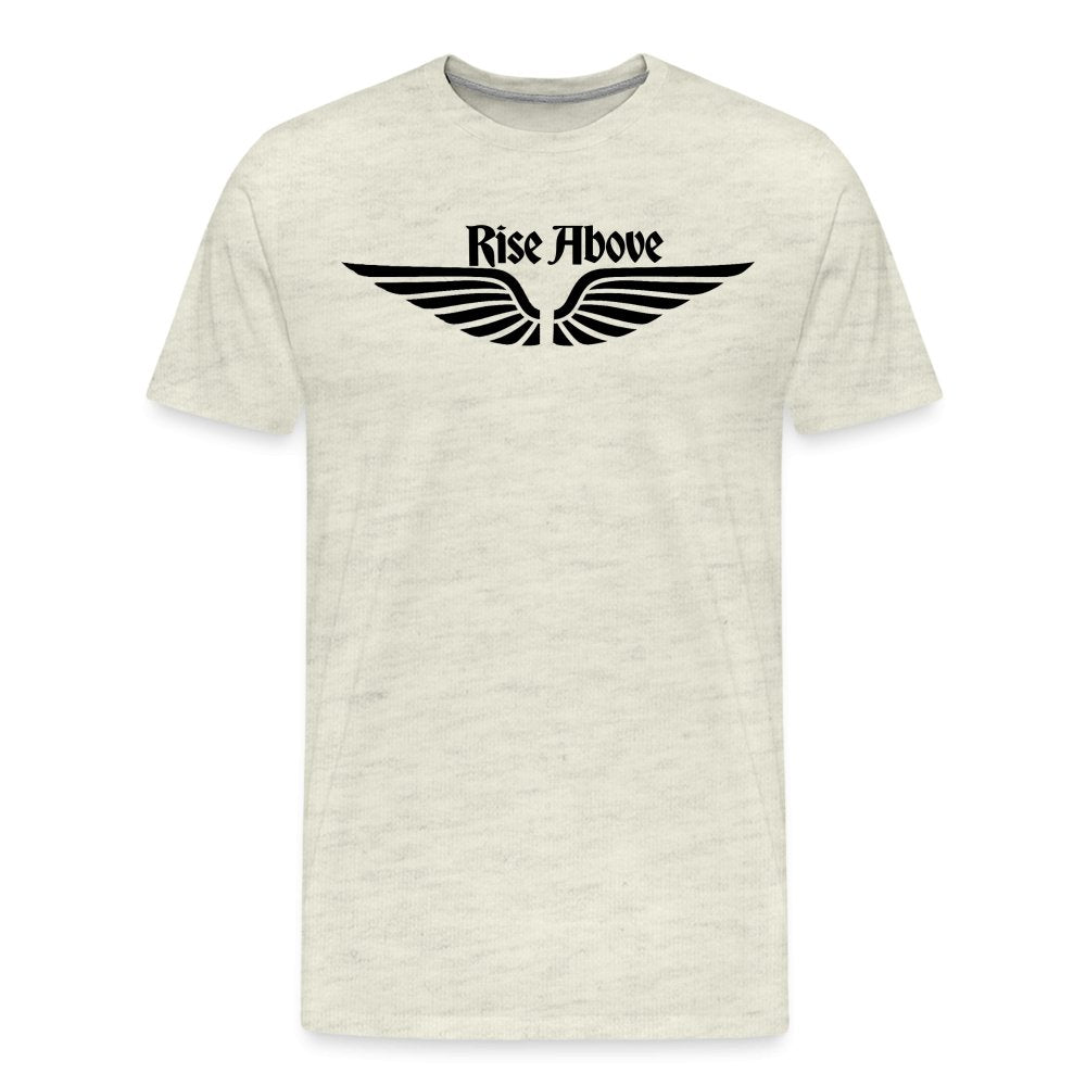 Rise Above Wings Graphic Tee - Inspiring & Motivational Fitness and casual Apparel - Fitness Fam Apparel