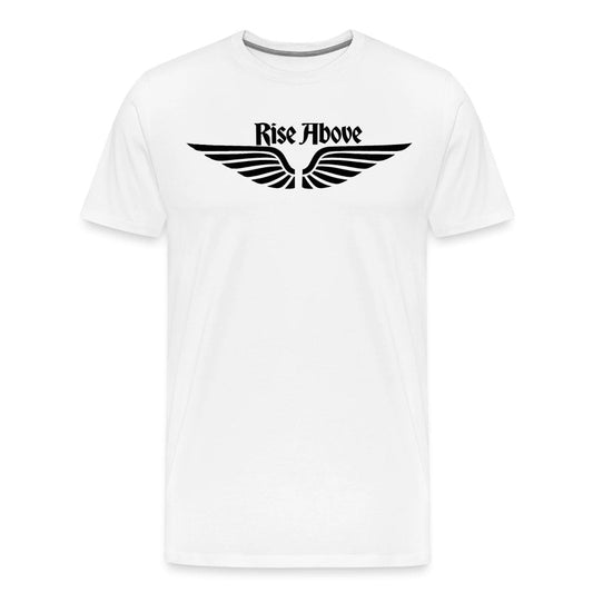 Rise Above Wings Graphic Tee - Inspiring & Motivational Fitness and casual Apparel - Fitness Fam Apparel