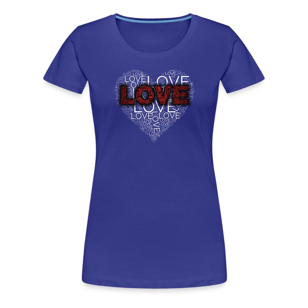 Women’s Love Heart T-shirt - Fitness Fam Apparel