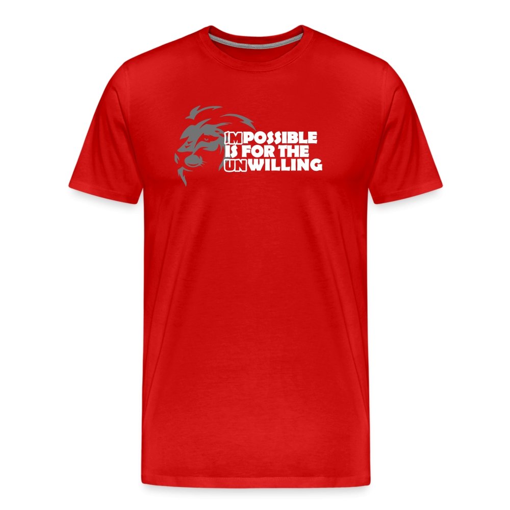 Stay Motivated with Our 'Impossible Is for the Unwilling' T-Shirt - Fitness Fam Apparel - Fitness Fam Apparel