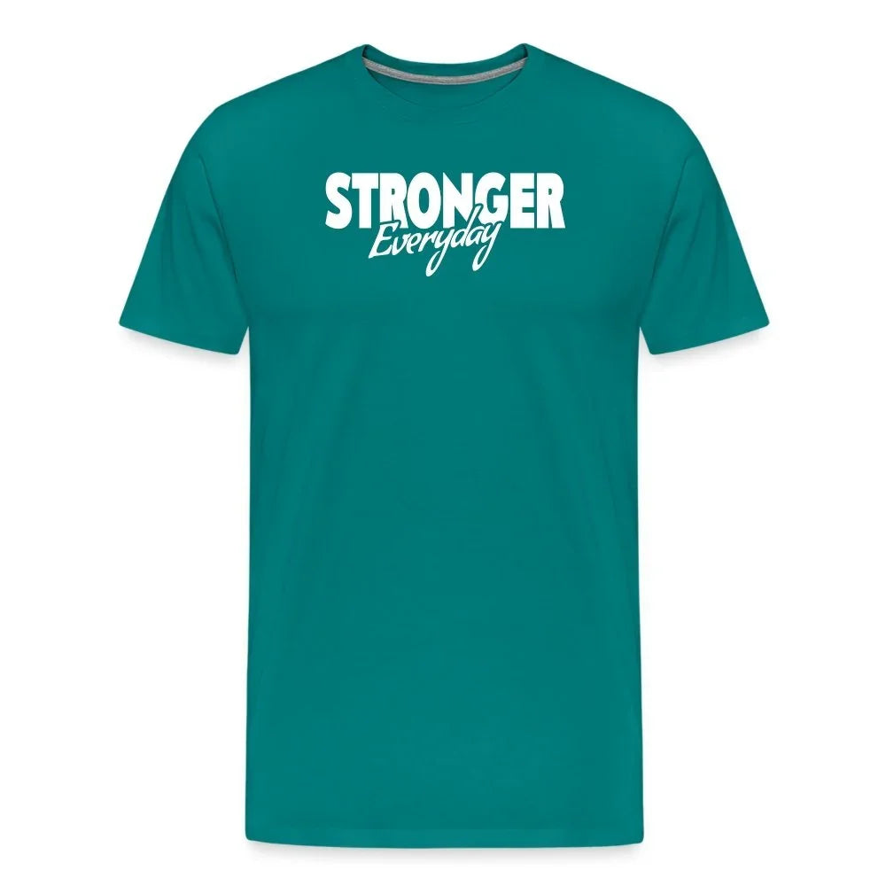 Stronger Everyday Men's Premium T-Shirt - Fitness Fam Apparel