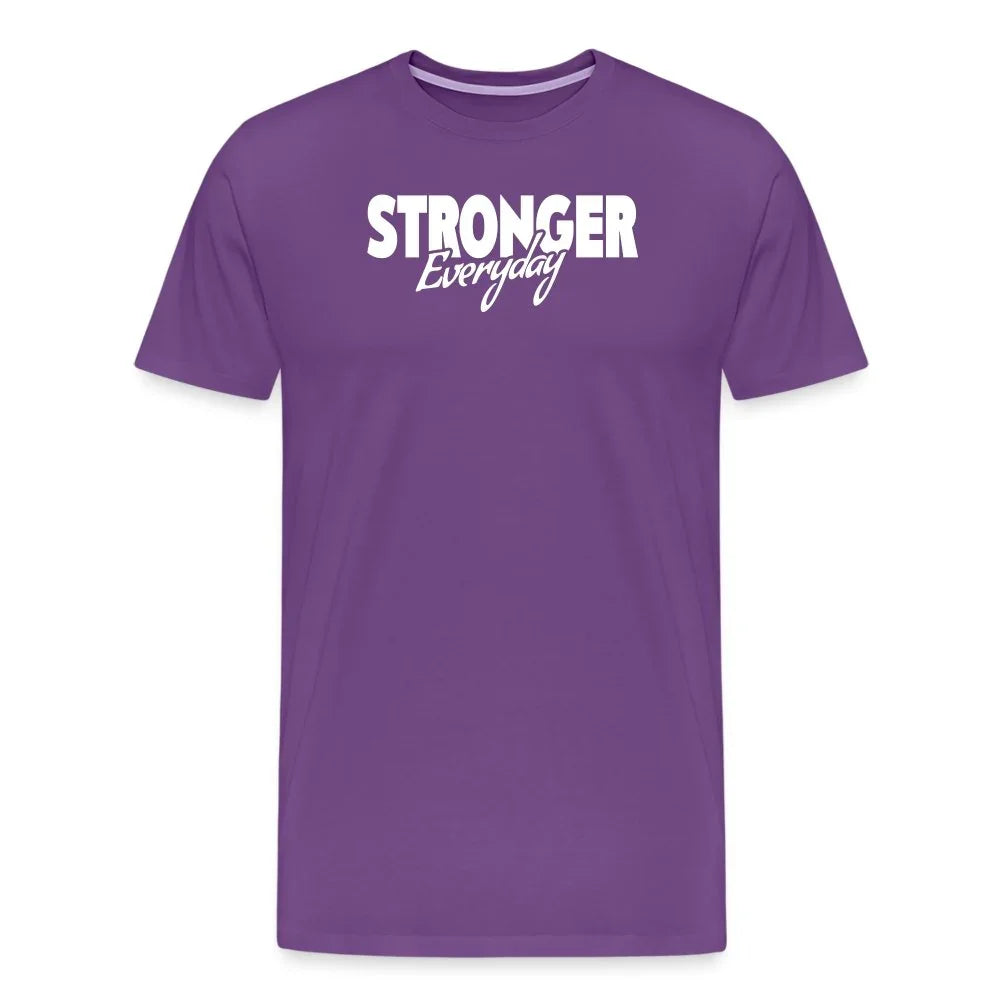 Stronger Everyday Men's Premium T-Shirt - Fitness Fam Apparel